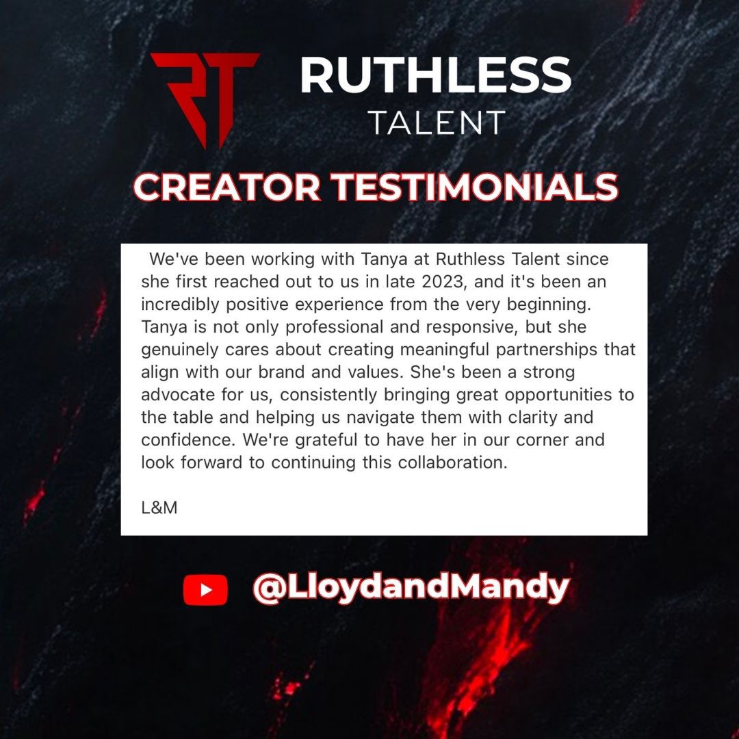 Lloyd and Mandy Ruthless Talent